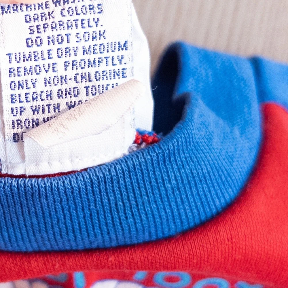 Vintage OshKosh B'gosh 90s T-Shirt Red Blue Steamboat Graphic Baby 24M